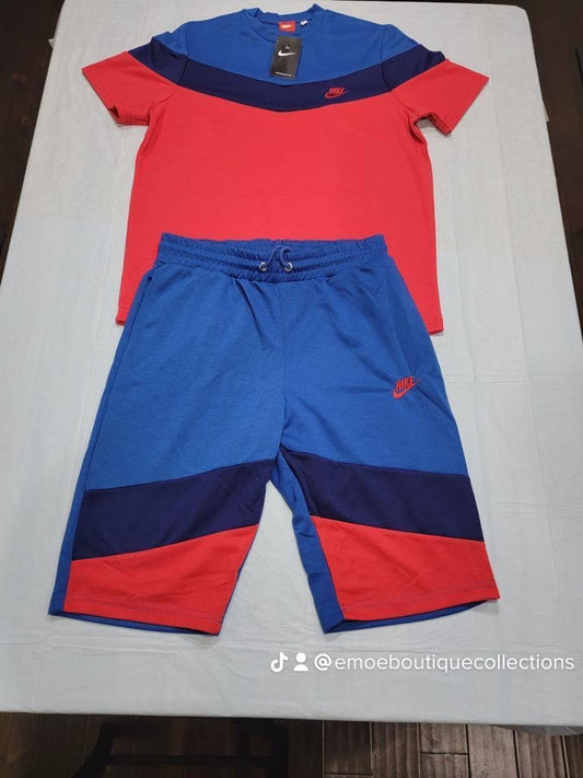 Men's Nike Shorts Set [Blue|Red]