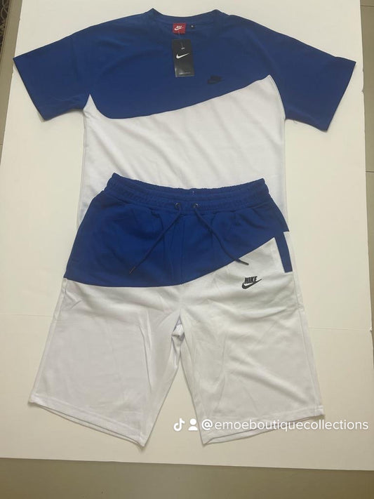 Men's Nike Shorts Set [Blue|White]